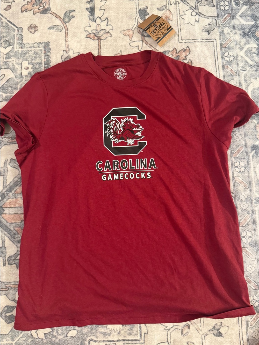 Rivalry Threads Red Graphic T‑Shirt